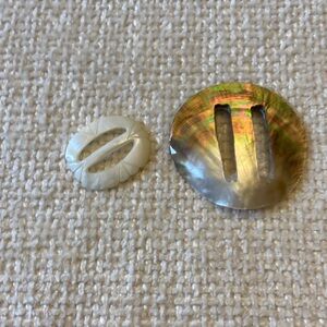 💜Vintage Mother of Pearl Belt Clips